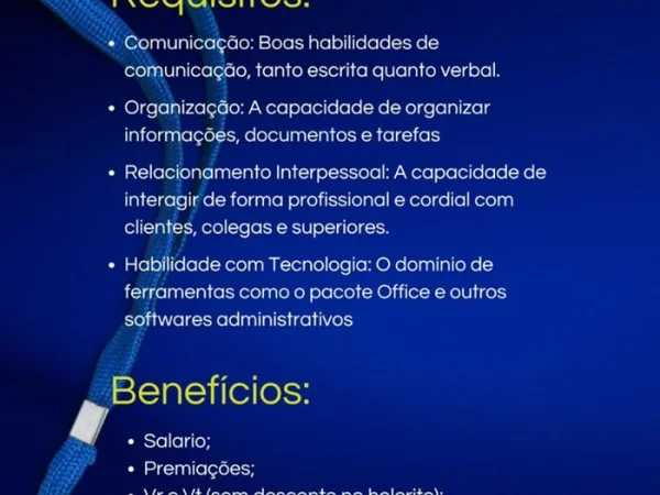 VAGA DE SECRETÁRIO(A) DE POLO