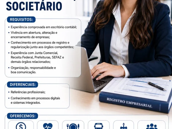 AUXILIAR DE REGISTRO EMPRESARIAL / SOCIETÁRIO