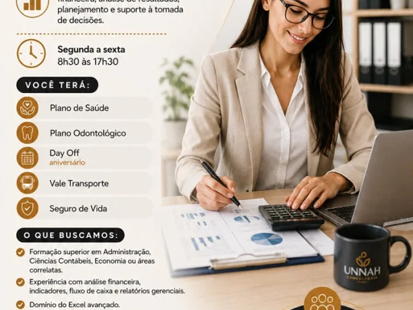 Vaga para Analista Financeiro