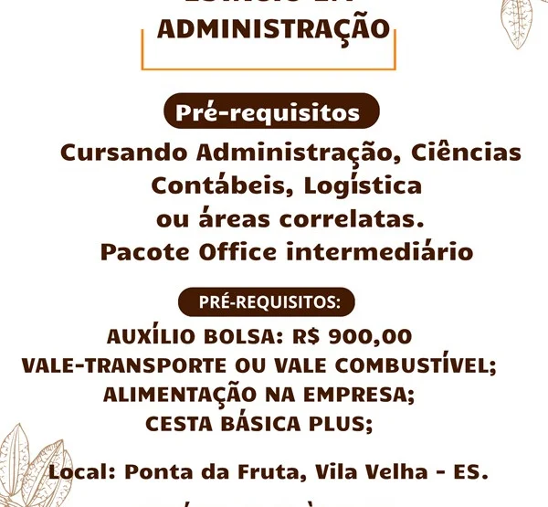 SOCAU abre vaga de Estágio em Administração