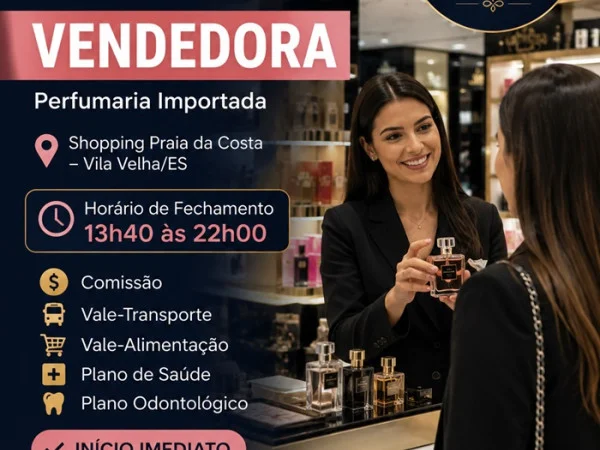 VAGA PARA VENDEDORA