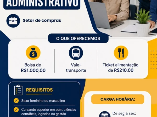 ESTÁGIO ADMINISTRATIVO | SETOR DE COMPRAS