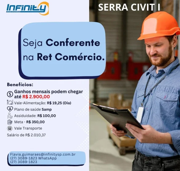 Vaga para Conferente
