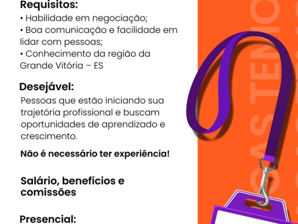 Vaga para Captador de Imóveis