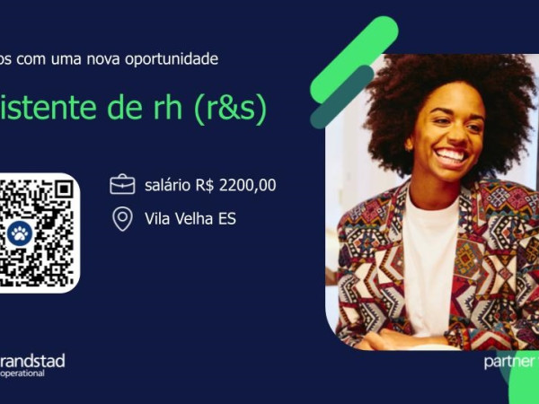Vaga para Assistente de Recursos Humanos JR