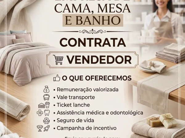 VAGA PARA VENDEDOR