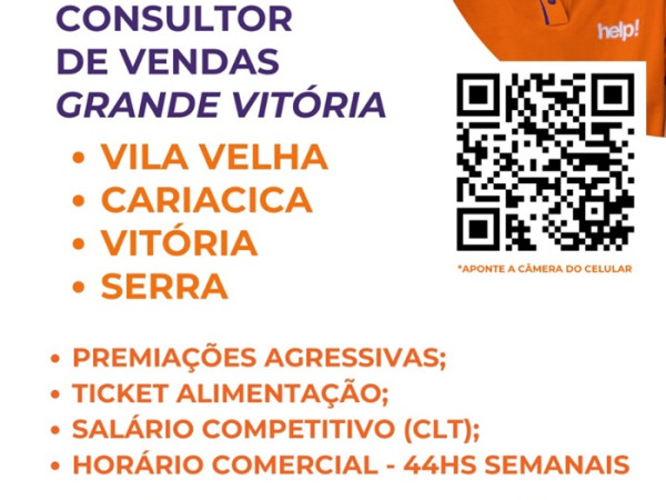 HELP! CONTRATA CONSULTOR DE VENDAS
