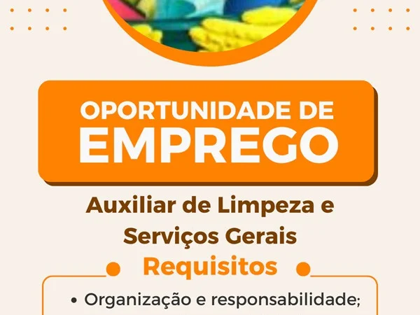 Auxiliar de Limpeza e Serviços Gerais – Et Lux Iluminação (Vila Velha - ES)
