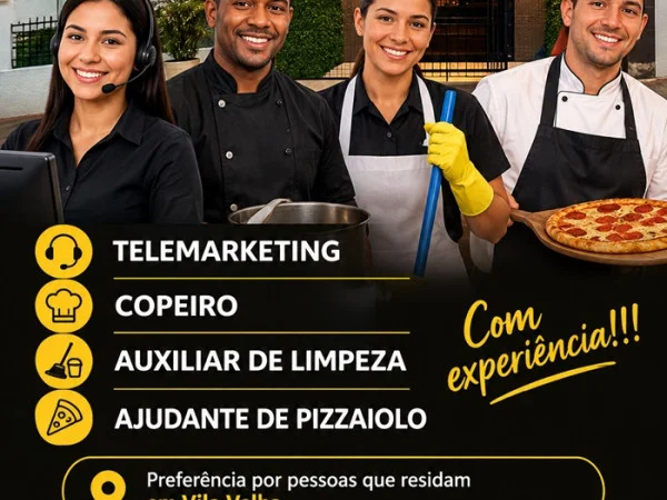 Restaurante Delira abre novas vagas de Emprego