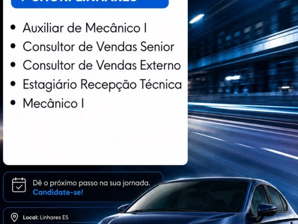 Honda Shori Linhares abre vagas de Emprego e Estágio