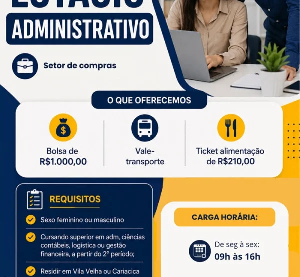 ESTÁGIO ADMINISTRATIVO | SETOR DE COMPRAS