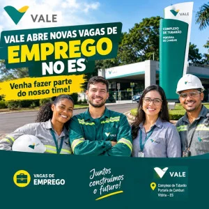 Vale abre novas vagas de Emprego no ES