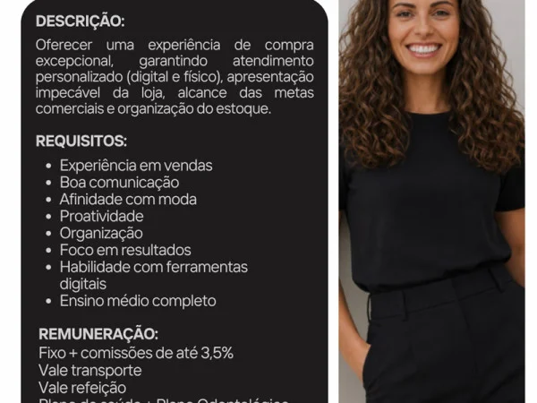 Carmen Steffens contrata Consultora de Vendas