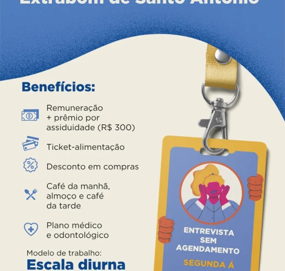 Extrabom Santo Antônio contrata Padeiro
