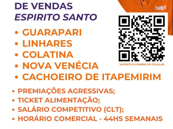 HELP! CONTRATA CONSULTOR DE VENDAS