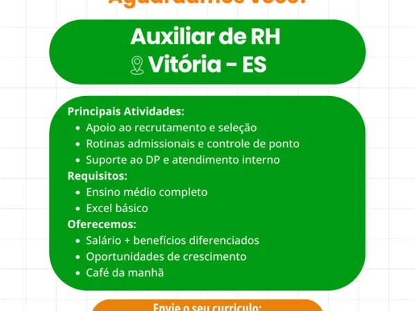 CONSIGA CONTRATA AUXILIAR DE RH