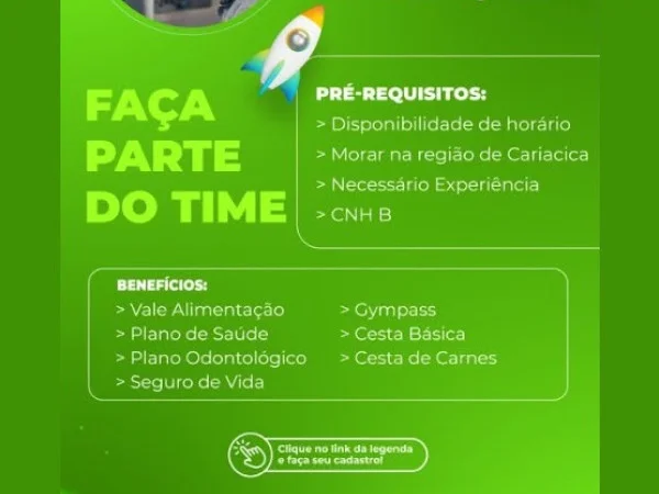 Grupo ConectJá contrata Auxiliar de Instalação