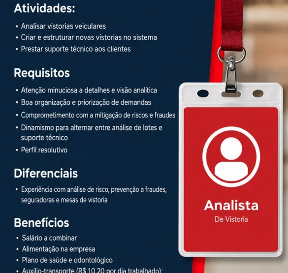 Grupo Astran contrata Analista de Vistoria