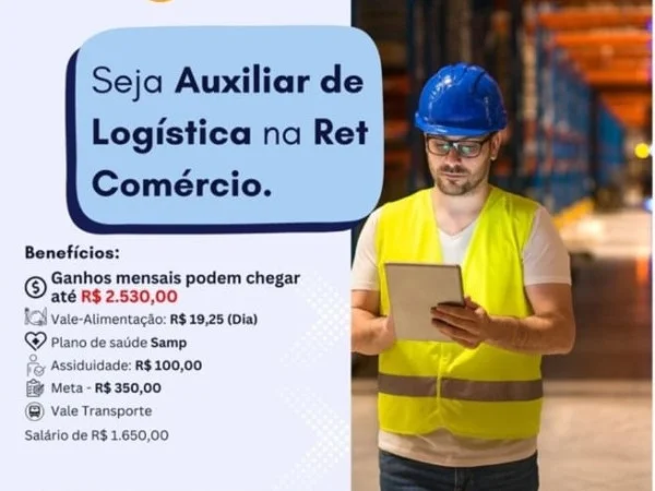 Vaga para Auxiliar de Logística