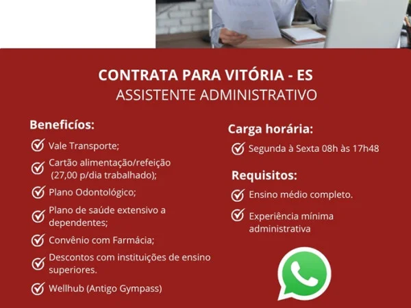 GRUPO PODIUM CONTRATA ASSISTENTE ADMINISTRATIVO