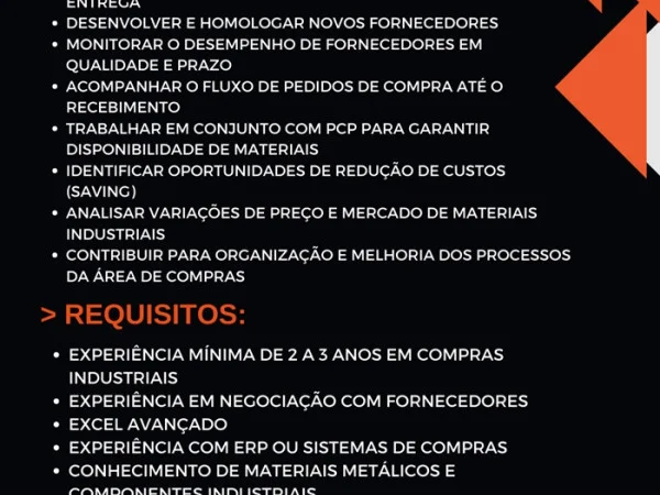 GRUPO MUSSO CONTRATA COMPRADOR ESTRATÉGICO