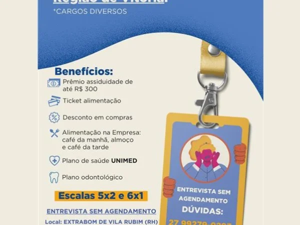 EXTRABOM ABRE DIVERSAS VAGAS - VITÓRIA/ES