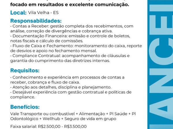 Medical Hope contrata Analista Financeiro 